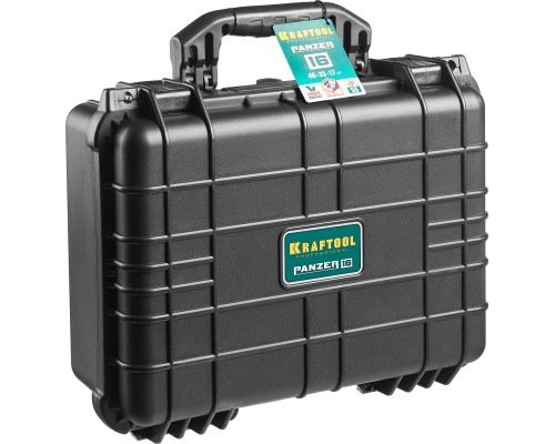 Ударопрочный пластиковый ящик PANZER-16, 400x330x170 мм (16"), IP55 KRAFTOOL 38251-16