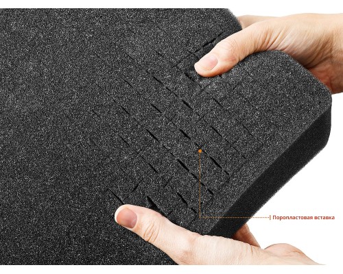 Ударопрочный пластиковый ящик PANZER-16, 400x330x170 мм (16"), IP55 KRAFTOOL 38251-16