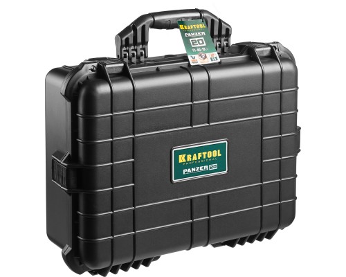 Ударопрочный пластиковый ящик PANZER-20, 510x400x190 мм (20"), IP55 KRAFTOOL 38251-20