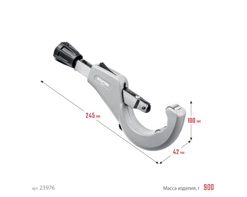 Труборез для нержавеющей стали INOX-76, 6-76 мм, на подшипниках KRAFTOOL 23976