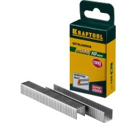 Скобы для степлера тип 140 (G/11/57) 10 мм, 1000 шт., калибр 20GA KRAFTOOL 31680-10