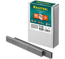 Скобы для степлера тип 18GA (55/90/C) 15 мм, 5000 шт. KRAFTOOL 31789-15