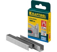 Скобы для степлера тип 53 (A/10/JT21) 12 мм, 1000 шт., калибр 23GA KRAFTOOL 31670-12