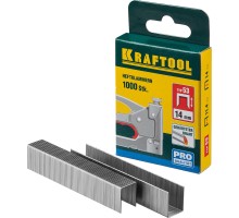 Скобы для степлера тип 53 (A/10/JT21) 14 мм, 1000 шт., калибр 23GA KRAFTOOL 31670-14