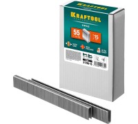 Скобы для степлера тип 18GA (55/90/C) 15 мм, 5000 шт. KRAFTOOL 31789-15