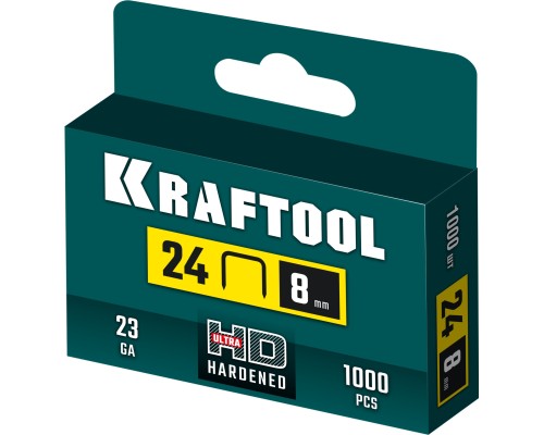 Скобы для плайера 8 мм, тип 24, 1000 шт. KRAFTOOL 31724-08