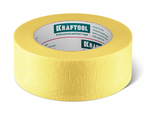 Малярная лента #500 Flex 38 мм x 30 м для изогнутых линий KRAFTOOL 12105-38 Малярная лента #500 Flex 38 мм x 30 м для изогнутых линий KRAFTOOL 12105-38