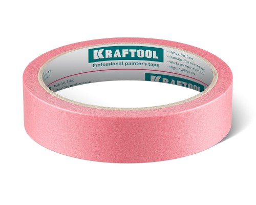 Малярная лента #200 Delicate 25 мм x 30 м для деликатных и недавно окрашенных поверхностей KRAFTOOL 12102-25