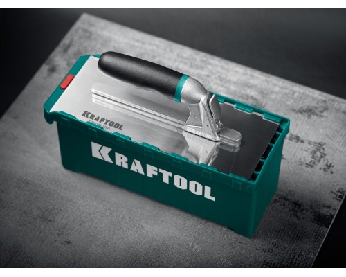 Набор нержавеющих гребенок со сменной 2к ручкой в пластиковом кейсе 280х115 мм KRAFTOOL 33268-H6