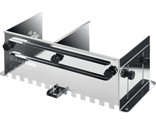 Раздвижная гребенка для плитки BUNKER зуб 12*12 мм, до 600 мм, нерж. сталь KRAFTOOL 0808-12