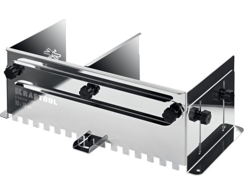 Раздвижная гребенка для плитки BUNKER зуб 10*10 мм, до 600 мм, нерж. сталь KRAFTOOL 0808-10