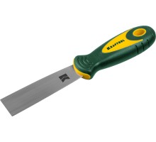 Шпатель 30 мм, x-образное профилированное полотно, двухкомпонентная ручка, нержавеющий KRAFTOOL 10035-030