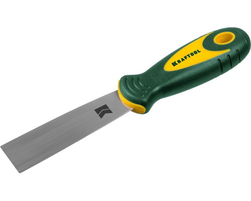 Шпатель 30 мм, x-образное профилированное полотно, двухкомпонентная ручка, нержавеющий KRAFTOOL 10035-030