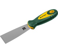 Шпатель 40 мм, x-образное профилированное полотно, двухкомпонентная ручка, нержавеющий KRAFTOOL 10035-040