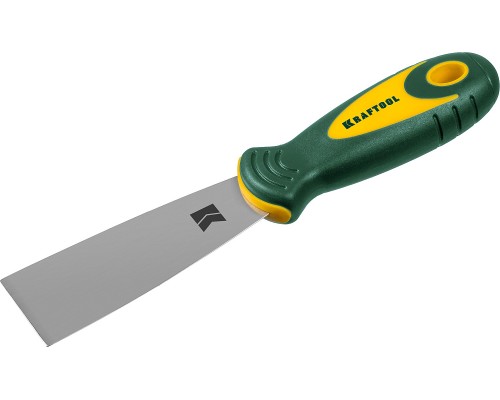 Шпатель 40 мм, x-образное профилированное полотно, двухкомпонентная ручка, нержавеющий KRAFTOOL 10035-040