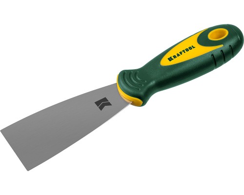 Шпатель 50 мм, x-образное профилированное полотно, двухкомпонентная ручка, нержавеющий KRAFTOOL 10035-050