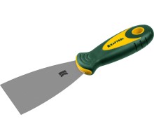 Шпатель 65 мм, x-образное профилированное полотно, двухкомпонентная ручка, нержавеющий KRAFTOOL 10035-065