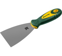 Шпатель 75 мм, x-образное профилированное полотно, двухкомпонентная ручка, нержавеющий KRAFTOOL 10035-075