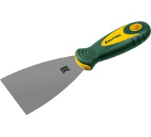 Шпатель 75 мм, x-образное профилированное полотно, двухкомпонентная ручка, нержавеющий KRAFTOOL 10035-075