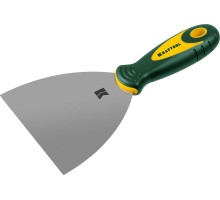 Шпатель 125 мм, x-образное профилированное полотно, двухкомпонентная ручка, нержавеющий KRAFTOOL 10035-125