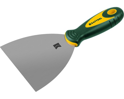 Шпатель 125 мм, x-образное профилированное полотно, двухкомпонентная ручка, нержавеющий KRAFTOOL 10035-125