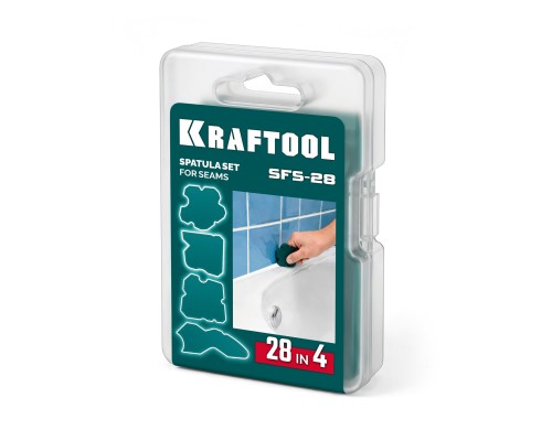 Набор специальных шпателей для формирования швов герметика SFS-28 KRAFTOOL 10121-H4