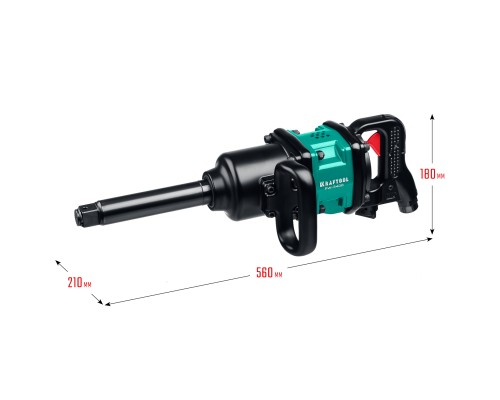 Ударный пневматический гайковерт PW-3400, 1", 3400 Н·м KRAFTOOL 64200