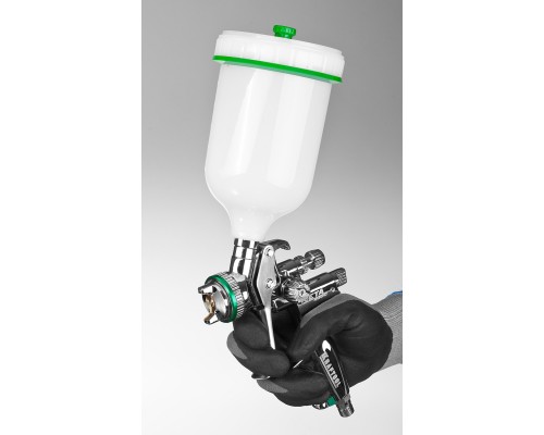 Пневматический краскопульт с верхним бачком JETA 4000, HVLP, 1.3 мм KRAFTOOL 06555-1.3