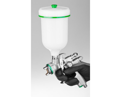 Пневматический краскопульт с верхним бачком JETA 1000, HVLP, 1.3 мм KRAFTOOL 06559-1.3