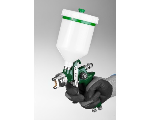 Пневматический краскопульт с верхним бачком AirKraft, HVLP, 1.4 мм KRAFTOOL 06522-1.4