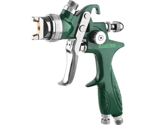 Пневматический краскопульт с верхним бачком AirKraft, HVLP, 1.7 мм KRAFTOOL 06522-1.7
