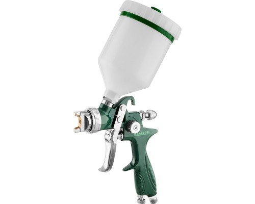 Пневматический краскопульт с верхним бачком AirKraft, HVLP, 1.7 мм KRAFTOOL 06522-1.7