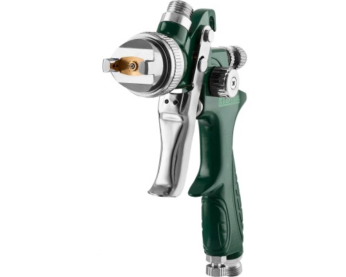 Пневматический краскопульт с верхним бачком AirKraft, HVLP, 1.7 мм KRAFTOOL 06522-1.7