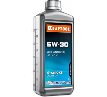 Зимнее полусинтетическое масло для 4-тактных двигателей 5W-30, 1 л KRAFTOOL 41511-1