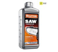 Цепное полусинтетическое масло для бензо и электропил TimberPlus, 1 л KRAFTOOL 41521-1
