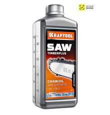 Цепное полусинтетическое масло для бензо и электропил TimberPlus, 1 л KRAFTOOL 41521-1