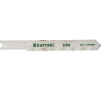 KRAFTOOL T218A, EU-хвост., по металлу HSS, фигурныйрез,шаг 1.2 мм, 50 мм, 2 шт, полотна для лобзика (159553-1.2)