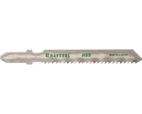 Полотна для лобзика T118B, EU-хвост., по металлу HSS, шаг 2 мм, 50 мм, 2 шт. KRAFTOOL 159551-2