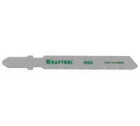 Полотна для лобзика T118G, EU-хвост., по металлу HSS, шаг 0.9 мм, 50 мм, 2 шт KRAFTOOL 159551-0,9