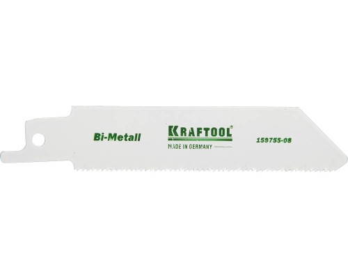Полотно для сабельной пилы S522EF, по металлу, Bi-Met,шаг 1.4 мм, 80 мм KRAFTOOL 159755-08