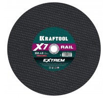 Отрезной диск для бензореза по Ж/Д рельсам X7-EXTREM RAIL 350x4.0/25.4 мм KRAFTOOL 36258-350-4.0