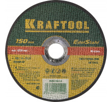 Круг отрезной по нержавеющей стали 150x1.6x22.2 мм, для УШМ KRAFTOOL 36252-150-1.6
