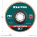 Круг лепестковый керамический торцевой по нержавеющей стали 125x22.2 мм, P80 KRAFTOOL 36598-125-80