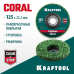 Круг полимерно-шлифовальный синтетический абразивный 125x22.2 мм KRAFTOOL 36599-125