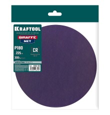 Сетчатый шлифовальный круг на липучке без отверстий Giraffe NET 225 мм, Р180 KRAFTOOL 35654-180