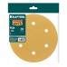 Шлифовальный круг на липучке 6 отв. Giraffe GOLD-6 225 мм, Р120 KRAFTOOL 35652-120