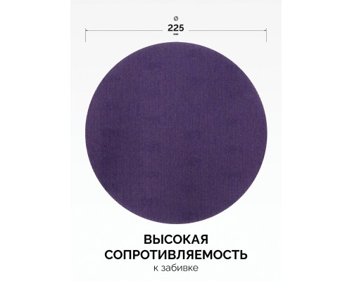 Сетчатый шлифовальный круг на липучке без отверстий Giraffe NET 225 мм, Р80 KRAFTOOL 35654-080