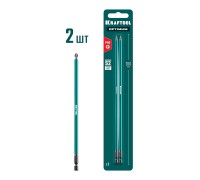 Биты OPTIMUM PH 2, 200 мм, 2 шт. KRAFTOOL 26122-2-200-2