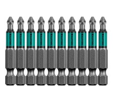 Биты Optimum PZ2, 50 мм, 10 шт. KRAFTOOL 26124-2-50-10