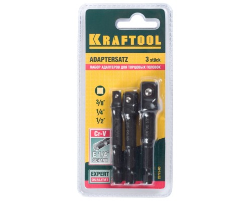 Набор адаптеров для торцовых головок 3 шт. KRAFTOOL 26775-H3